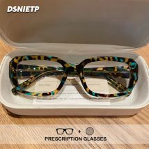 ISLINO TR90 Anti Blau Licht Lesebrille Frauen Platz Myopie Photochrome Brillen Rahmen Luxus Hyperopie Brillen