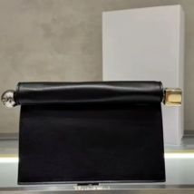 Luxury Designer Handbag for Women New Fashion Take-out Clutch with Metal Dress Purses Prom Bag for Ladies