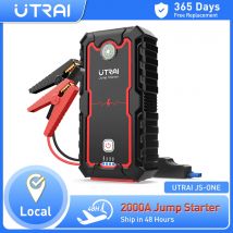 UTRAI Power Bank 2000A urządzenie do awaryjnego uruchamiania przenośna ładowarka Starter skoku