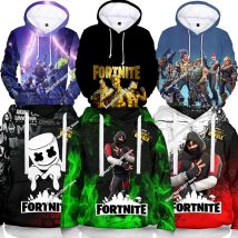 Kinder Hoodies für Jungen Anime Harajuku Fortnite Cosplay Kapuzenpullover Hoodies Frühling Herbst Kinderkleidung Tops