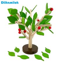 DIY Holz 3D Puzzles Blöcke Zusammengebauten Baum Modell Puzzle Kinder Montessori Spiele Pädagogisches Spielzeug für Kinder Geschenk