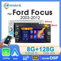 Autoradio Android 14 per Ford Focus Fiesta Ford C S-max Fusion kuga Mondeo Galaxy 2 Car Multimedia Carplay Lettore automatico Android