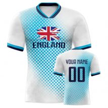 England Soccer Jersey Custom Quick-Dry Football Shirts Personalized Name Number Team Uniform for Men Women Youth Soccer Fans