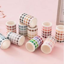 Paper Dot Decorative Adhesive Masking Scrapbooking Album Stationery Washi Tape Stationery Stickers Photo Diary Journal