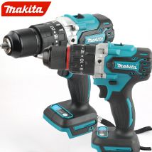 Makita DDF487 13mm czerwono-czarna bezszczotkowa wiertarko-wkrętarka udarowa akumulatorowa 18V litowo-jonowa, wysoki moment obrotowy, elektryczny wkrętak