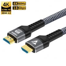 HDMI 2.0-Kabel 4K@120Hz 60Hz Hochgeschwindigkeitsadapter 18 Gbit/s 1 m 2 m 3 m 4K HDMI-Kabel für RTX 3080 eARC HDR10+ Videokabel PC Laptop PS5