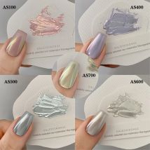 CHUNSHU Moonlight Chrome Nails Pulver 0,3G Metallic Aurora Spiegel Seidenstaub Nagelverbesserung Holographisches Pigment Nageldekoration