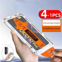 4/3/2/1 szt. Szkło Hartowane do Poco X7 Pro Xiaomi Poco X7 Pro 9H HD Pełne Pokrycie Ekranu Bezpyłowe Ochrona Ekranu Poco X7 Pro