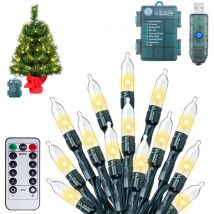 10M 100LED Lichterkette String Fernbedienung USB Weihnachtsbaum Lichter Für Neujahr Party Garten Terrasse Girlande Weihnachtsdekoration