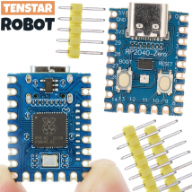 TENSTAR RP2040-Zero RP2040 dla mikrokontrolera Raspberry Pi moduł płytki rozwojowej PICO dwurdzeniowy 2MB Flash