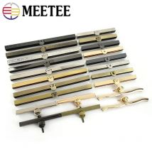2/5 pezzi Meetee borsa in metallo borsa telaio fibbie portafoglio borsa parte decorazione serratura