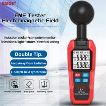BSIDE K7 Misuratore EMF Rilevatore di radiazioni di campo elettromagnetico professionale Dosimetro magnetico elettrico portatile Test Geiger