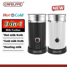 Cafelffe Elektrischer Milchaufschäumer, Aufschäumer, Schokoladenmixer, kalt/heiß, Latte, Cappuccino, automatischer Milchschaum, Cool-Touch-Rühren