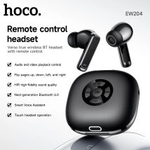 Auricolari Bluetooth 6.0 Wireless HOCO con Telecomando, Microfono per Sport e Musica, Lunga Autonomia, Audio HiFi Stereo AAC SBC