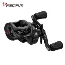 Piscifun Carbon XCS kołowrotek Baitcaster 8kg przeciągnij 156g kołowrotek do rzucania przynęty 8.1:1 przełożenie podwójny układ hamulcowy kołowrotek do rzucania ramy