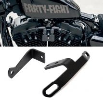 Motorrad-Zündschlüssel-Rlocation-Set und Spulen-Montagehalterung für Harley Sportster Iron 883 1200 XL Super Low Custom 2007–2022