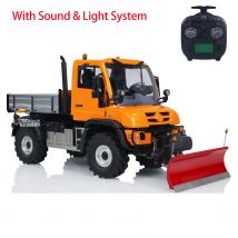 Verbesserte U423 RC 1/10 Klettern Auto RTR Hydraulische Hebe Lader Schnee Schaufel 2-geschwindigkeit Fernbedienung Auto Spielzeug modell Licht Sound Set