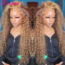 Evidenziare Parrucca Capelli Umani Onda Profonda Parrucca Frontale Parrucca Del Merletto Hd 13x6 Capelli Umani 13x4 Parrucche Dell'onda di Acqua Parrucca Frontale Del Merletto Dei Capelli Umani ricci