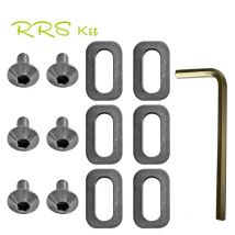 Rrskit Rennrad-Pedalplatten, 6 x Unterlegscheiben für SPD-Klampe, Fahrradplatte für K-E-O-Klampe, Reparatur, M5-Schraubdichtung, Fahrradzubehör