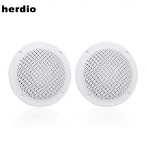Herdio 4 pollici 160W casa in-wall soffitto altoparlante impermeabile altoparlante audio surround per cucina bagno yacht teatro all'aperto