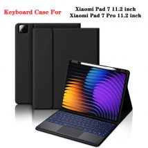 Funda con teclado para Xiaomi Pad 7 de 11,2 pulgadas, teclado Bluetooth desmontable con estuche porta lápices para Xiaomi Pad 7 Pro de 11,2 pulgadas