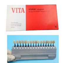 VITA 16 colori guida per l'ombra dei denti attrezzatura per odontoiatria classica denti merlano porcellana modello di dente VITAPAN piastra colorimetrica