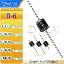 6A10 10A10 20A10 30A10 10A20 1000V 2000V 10PCS R-6 diodo raddrizzatore circuito anti-retromarcia/reflusso
