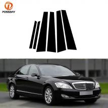 Auto Styling Säule Beiträge für Mercedes-Benz S-Klasse W221 S450 CDI 2009-2011 Tür Fenster Molding Abdeckung Borte Aufkleber Zubehör
