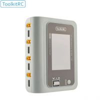 ToolkitRC Q4AC 4x50w 4 Ports XT60 with XT30 Adapters AC DC Smart Charger IPS Bright Clear Wide Angle Display for Lipo Battery