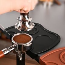 Espresso Kaffee Tamping Ecke Matte Silikon Kaffee Tamper Matte Maßgeschneiderte rutschfeste Kaffee Gepresste Matte