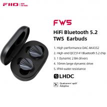 FiiO FW5 TWSWireless Bluetooth LHDC/aptX Auricolari adattivi Sport Stereo HiFi Musica Auricolari Driver dinamico da 10 mm Auricolare