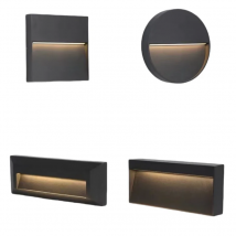 Outdoor IP65 wasserdichte Wand leuchte Oberfläche montiert LED-Stufen leuchte für Garten Veranda Treppen Garage Veranda Boden beleuchtung AC110V 220V