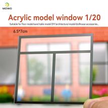 DIY Handmade Diorama Kit - 20 Miniature Window And Door Model Building Scene Materials for Household Decoration