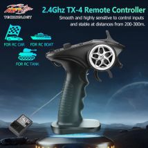 GA-4H-TX TX4 2.4GHz 4CH Radio System Transmitter Controller Remote Control / Receiver For RC Car Boat PK TG3 FS-GT3B