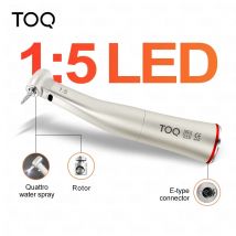 Ti Max Z95L contrangolo dentale 1:5 Velocità crescente Manipolo contro contrangolo LED Fibra ottica Quattro Spray Anelli rossi