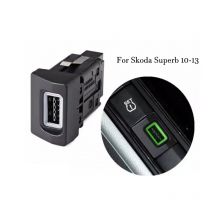 1PC Auto Ladegerät Buchse USB Lade Outlet Power Adapter Telefon Für VW Volkswagen Skoda Superb 10-13 Zubehör