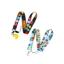 YL1164 Personalise Arcade Games Lanyard ID Keychain Phone Badge Holder Hang Rope Lariat Key Ring Accessories Friends Gifts