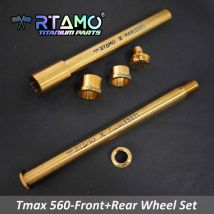RTAMO Gr5 Titan-Laufradsatz vorne und hinten mit Muttern für Yamaha Tmax 560