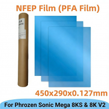 3Pcs NFEP Film 15 inch 450x290x0.127mm PFA Film For Phrozen Sonic Mega 8KS 8K V2 HALOT Mega Saturn 3 Ultra 3D Printer Parts