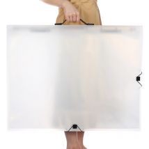 Übergroßer Poster-Ordner, tragbare Loseblatt-Kollektion mit durchsichtigen Einstecktaschen, mehrschichtiges Organizer-Portfolio