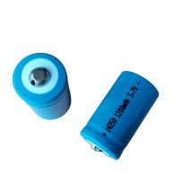 Ersatzakku 14250 3,7 V 1200 mAh wiederaufladbarer Lithium-Akku grüner externer Stiftlicht-Akku