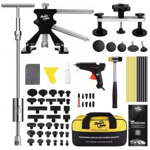 Super PDR Car Body Dent Repair Tool Professional Paintless Dent Removal Tool Set DIY Dent Puller Repair Tool with Slide Hammer