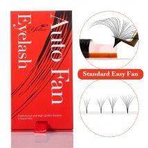 Yelix Lashes Easy Fanning Lash Extensions Super Matte Soft Mega Volume Lash Extensions D Curl 8-15mm Mixed Tray Bloom Lashes