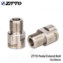 ZTTO Titanium Alloy Bicycle Pedal Extend Bolt 16mm 20mm Pedal Axle Extender Crank Arm Spacer For MTB Road Bike Pedals Extension