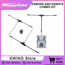 Happymodel ES900RX DOPPIO Ricevitore TCXO ES900TX Modulo Combo Kit 915 MHz ExpressLRS Firmware Per RC FPV Droni da Corsa a Lungo Raggio