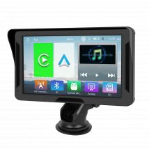 Podofo 7inch Portable CarPlay Android Auto Car Radio Multimedia Video Player Touch Screen Bluetooth With AUX USB MP5 Player
