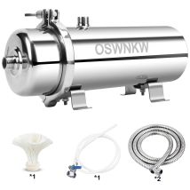 Depuratore d'acqua per tutta la casa Prefiltro PVDF da 0,01 um Il filtro dell'acqua SUS304 da 1000 litri può essere pulito in continuo per 5 anni
