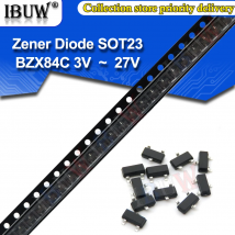 50PCS/LOT BZX84C18 SOT23 Zener Diode Regulator 18V Y6 BZX84C 3V0 3V3 3V6 3V9 4V3 5V1 6V2 7V5 8V2 9V1 Z13 Z14 Z15 Z16 Z1
