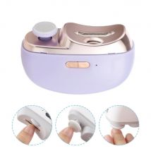 Elektrischer Nagelknipser, 3-in-1-Trimmer zum Schleifen und Polieren mit Lichtern für Babys, Erwachsene, ältere Menschen, Nagelschneider, Maniküre-Werkzeuge