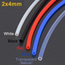 1/2/4M Bowden Extruder PTFE tube for J-head Hotend V5 V6 1.75mm Filament ID 2mm OD 4mm Teflonto pipe